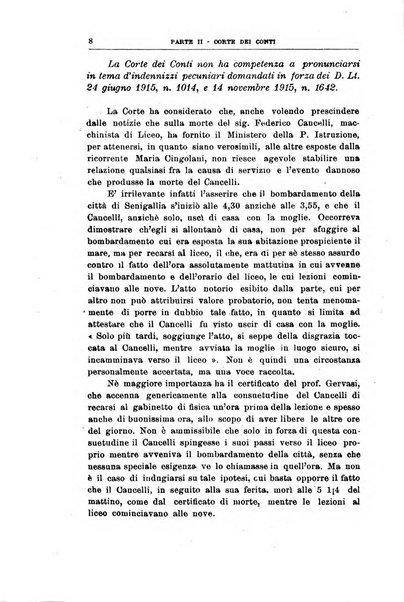 La giustizia amministrativa raccolta di decisioni e pareri del Consiglio di Stato, decisioni della Corte dei conti, sentenze della Cassazione di Roma, e decisioni delle Giunte provinciali amministrative