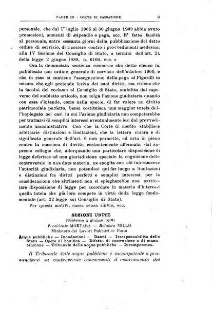 La giustizia amministrativa raccolta di decisioni e pareri del Consiglio di Stato, decisioni della Corte dei conti, sentenze della Cassazione di Roma, e decisioni delle Giunte provinciali amministrative