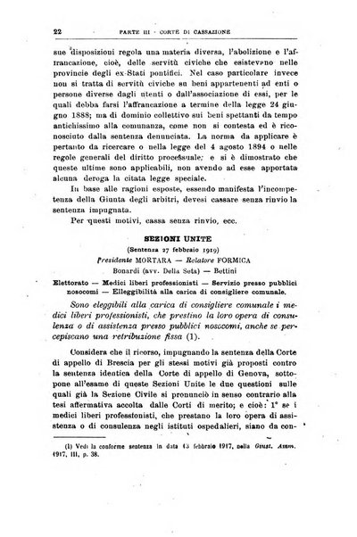 La giustizia amministrativa raccolta di decisioni e pareri del Consiglio di Stato, decisioni della Corte dei conti, sentenze della Cassazione di Roma, e decisioni delle Giunte provinciali amministrative