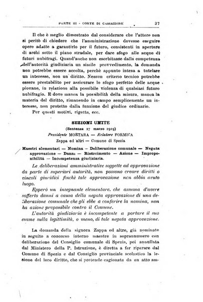 La giustizia amministrativa raccolta di decisioni e pareri del Consiglio di Stato, decisioni della Corte dei conti, sentenze della Cassazione di Roma, e decisioni delle Giunte provinciali amministrative