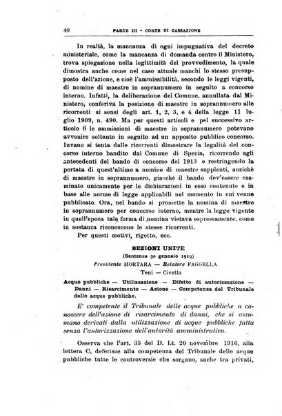 La giustizia amministrativa raccolta di decisioni e pareri del Consiglio di Stato, decisioni della Corte dei conti, sentenze della Cassazione di Roma, e decisioni delle Giunte provinciali amministrative