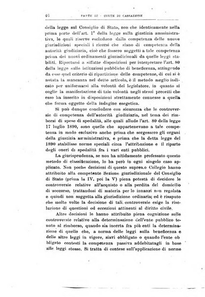 La giustizia amministrativa raccolta di decisioni e pareri del Consiglio di Stato, decisioni della Corte dei conti, sentenze della Cassazione di Roma, e decisioni delle Giunte provinciali amministrative