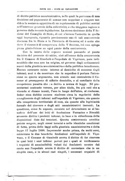 La giustizia amministrativa raccolta di decisioni e pareri del Consiglio di Stato, decisioni della Corte dei conti, sentenze della Cassazione di Roma, e decisioni delle Giunte provinciali amministrative