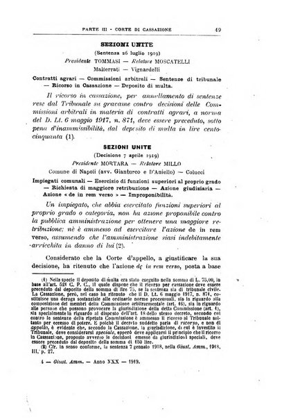 La giustizia amministrativa raccolta di decisioni e pareri del Consiglio di Stato, decisioni della Corte dei conti, sentenze della Cassazione di Roma, e decisioni delle Giunte provinciali amministrative