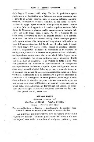 La giustizia amministrativa raccolta di decisioni e pareri del Consiglio di Stato, decisioni della Corte dei conti, sentenze della Cassazione di Roma, e decisioni delle Giunte provinciali amministrative