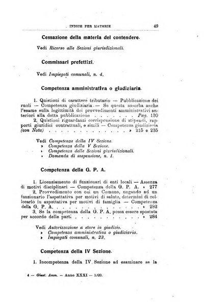 La giustizia amministrativa raccolta di decisioni e pareri del Consiglio di Stato, decisioni della Corte dei conti, sentenze della Cassazione di Roma, e decisioni delle Giunte provinciali amministrative