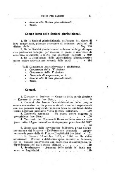 La giustizia amministrativa raccolta di decisioni e pareri del Consiglio di Stato, decisioni della Corte dei conti, sentenze della Cassazione di Roma, e decisioni delle Giunte provinciali amministrative