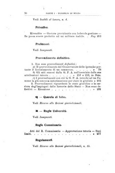 La giustizia amministrativa raccolta di decisioni e pareri del Consiglio di Stato, decisioni della Corte dei conti, sentenze della Cassazione di Roma, e decisioni delle Giunte provinciali amministrative