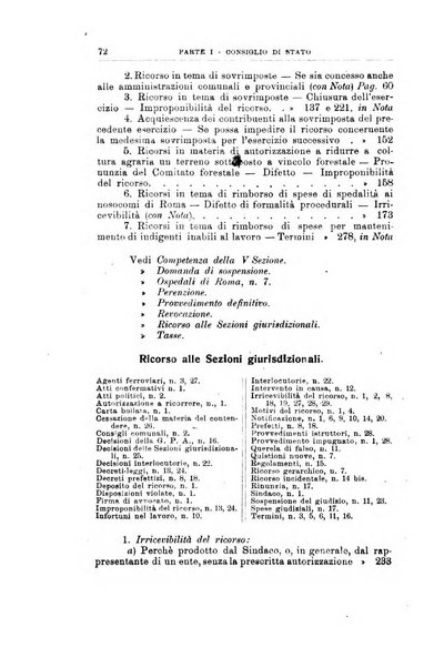 La giustizia amministrativa raccolta di decisioni e pareri del Consiglio di Stato, decisioni della Corte dei conti, sentenze della Cassazione di Roma, e decisioni delle Giunte provinciali amministrative