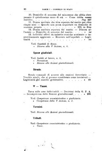 La giustizia amministrativa raccolta di decisioni e pareri del Consiglio di Stato, decisioni della Corte dei conti, sentenze della Cassazione di Roma, e decisioni delle Giunte provinciali amministrative