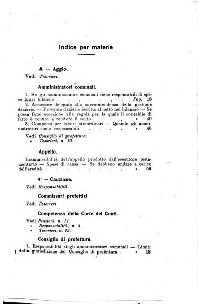 La giustizia amministrativa raccolta di decisioni e pareri del Consiglio di Stato, decisioni della Corte dei conti, sentenze della Cassazione di Roma, e decisioni delle Giunte provinciali amministrative