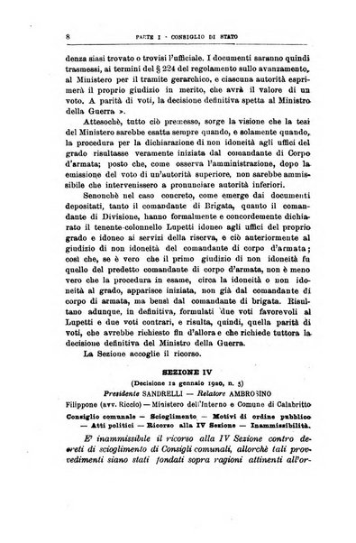 La giustizia amministrativa raccolta di decisioni e pareri del Consiglio di Stato, decisioni della Corte dei conti, sentenze della Cassazione di Roma, e decisioni delle Giunte provinciali amministrative