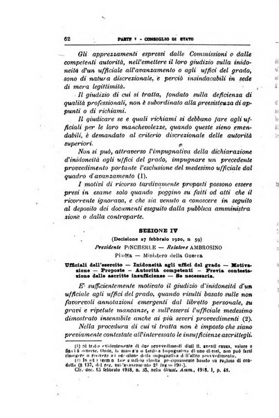 La giustizia amministrativa raccolta di decisioni e pareri del Consiglio di Stato, decisioni della Corte dei conti, sentenze della Cassazione di Roma, e decisioni delle Giunte provinciali amministrative