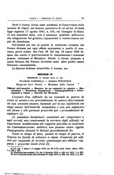 La giustizia amministrativa raccolta di decisioni e pareri del Consiglio di Stato, decisioni della Corte dei conti, sentenze della Cassazione di Roma, e decisioni delle Giunte provinciali amministrative