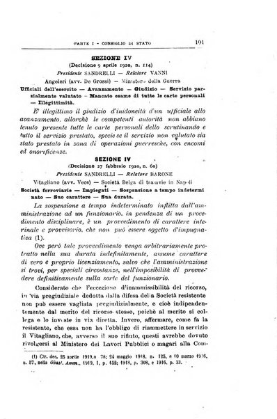 La giustizia amministrativa raccolta di decisioni e pareri del Consiglio di Stato, decisioni della Corte dei conti, sentenze della Cassazione di Roma, e decisioni delle Giunte provinciali amministrative