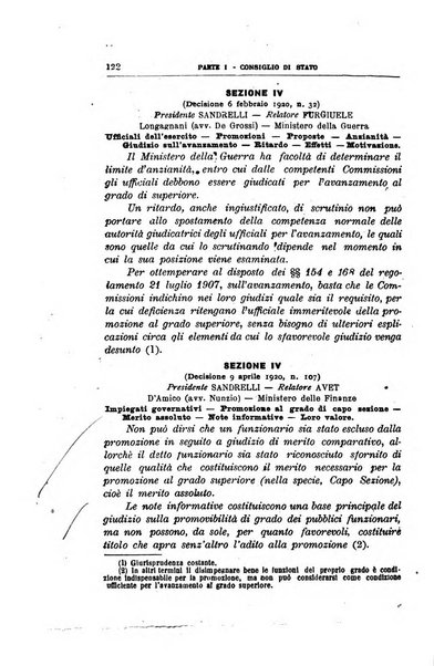 La giustizia amministrativa raccolta di decisioni e pareri del Consiglio di Stato, decisioni della Corte dei conti, sentenze della Cassazione di Roma, e decisioni delle Giunte provinciali amministrative