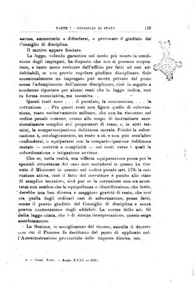 La giustizia amministrativa raccolta di decisioni e pareri del Consiglio di Stato, decisioni della Corte dei conti, sentenze della Cassazione di Roma, e decisioni delle Giunte provinciali amministrative