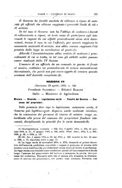 La giustizia amministrativa raccolta di decisioni e pareri del Consiglio di Stato, decisioni della Corte dei conti, sentenze della Cassazione di Roma, e decisioni delle Giunte provinciali amministrative