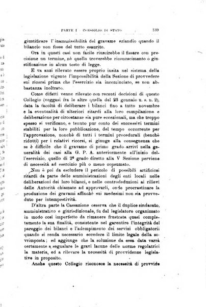 La giustizia amministrativa raccolta di decisioni e pareri del Consiglio di Stato, decisioni della Corte dei conti, sentenze della Cassazione di Roma, e decisioni delle Giunte provinciali amministrative