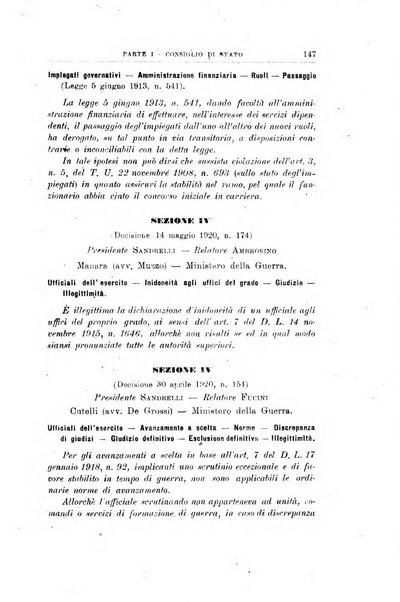 La giustizia amministrativa raccolta di decisioni e pareri del Consiglio di Stato, decisioni della Corte dei conti, sentenze della Cassazione di Roma, e decisioni delle Giunte provinciali amministrative