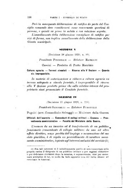 La giustizia amministrativa raccolta di decisioni e pareri del Consiglio di Stato, decisioni della Corte dei conti, sentenze della Cassazione di Roma, e decisioni delle Giunte provinciali amministrative