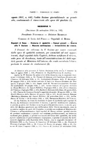 La giustizia amministrativa raccolta di decisioni e pareri del Consiglio di Stato, decisioni della Corte dei conti, sentenze della Cassazione di Roma, e decisioni delle Giunte provinciali amministrative