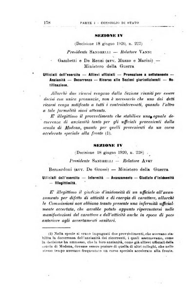 La giustizia amministrativa raccolta di decisioni e pareri del Consiglio di Stato, decisioni della Corte dei conti, sentenze della Cassazione di Roma, e decisioni delle Giunte provinciali amministrative