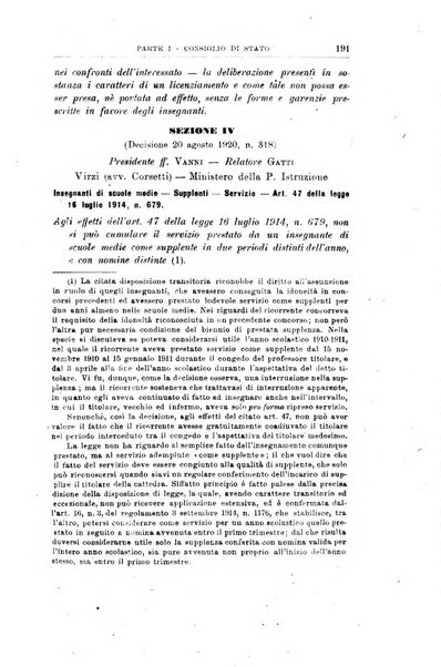 La giustizia amministrativa raccolta di decisioni e pareri del Consiglio di Stato, decisioni della Corte dei conti, sentenze della Cassazione di Roma, e decisioni delle Giunte provinciali amministrative