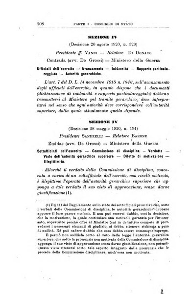 La giustizia amministrativa raccolta di decisioni e pareri del Consiglio di Stato, decisioni della Corte dei conti, sentenze della Cassazione di Roma, e decisioni delle Giunte provinciali amministrative