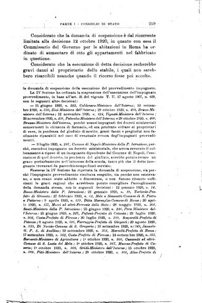 La giustizia amministrativa raccolta di decisioni e pareri del Consiglio di Stato, decisioni della Corte dei conti, sentenze della Cassazione di Roma, e decisioni delle Giunte provinciali amministrative