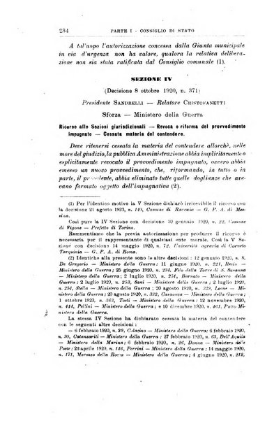 La giustizia amministrativa raccolta di decisioni e pareri del Consiglio di Stato, decisioni della Corte dei conti, sentenze della Cassazione di Roma, e decisioni delle Giunte provinciali amministrative