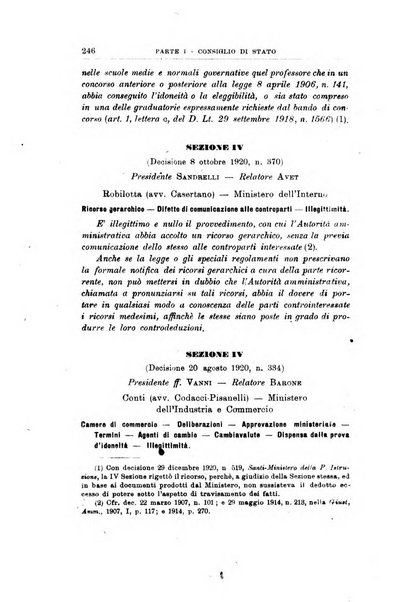 La giustizia amministrativa raccolta di decisioni e pareri del Consiglio di Stato, decisioni della Corte dei conti, sentenze della Cassazione di Roma, e decisioni delle Giunte provinciali amministrative