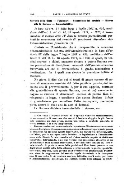 La giustizia amministrativa raccolta di decisioni e pareri del Consiglio di Stato, decisioni della Corte dei conti, sentenze della Cassazione di Roma, e decisioni delle Giunte provinciali amministrative