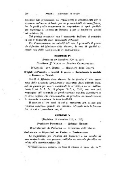 La giustizia amministrativa raccolta di decisioni e pareri del Consiglio di Stato, decisioni della Corte dei conti, sentenze della Cassazione di Roma, e decisioni delle Giunte provinciali amministrative