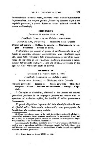 La giustizia amministrativa raccolta di decisioni e pareri del Consiglio di Stato, decisioni della Corte dei conti, sentenze della Cassazione di Roma, e decisioni delle Giunte provinciali amministrative