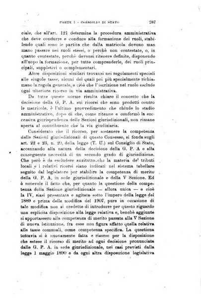 La giustizia amministrativa raccolta di decisioni e pareri del Consiglio di Stato, decisioni della Corte dei conti, sentenze della Cassazione di Roma, e decisioni delle Giunte provinciali amministrative