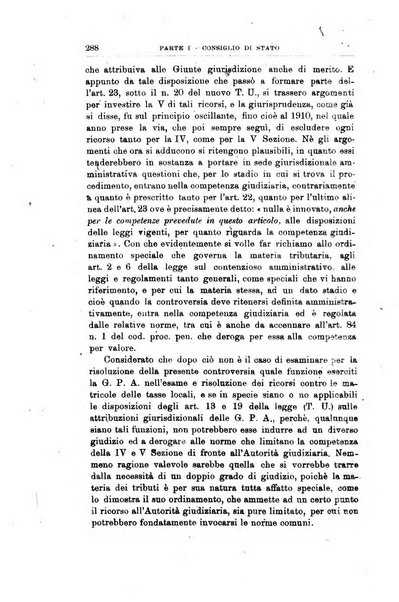 La giustizia amministrativa raccolta di decisioni e pareri del Consiglio di Stato, decisioni della Corte dei conti, sentenze della Cassazione di Roma, e decisioni delle Giunte provinciali amministrative