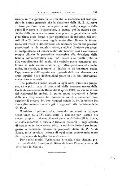 La giustizia amministrativa raccolta di decisioni e pareri del Consiglio di Stato, decisioni della Corte dei conti, sentenze della Cassazione di Roma, e decisioni delle Giunte provinciali amministrative