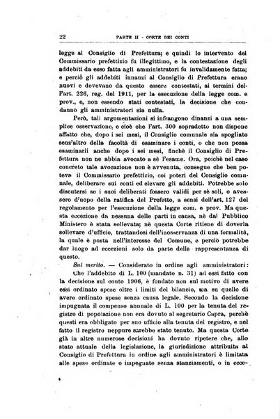 La giustizia amministrativa raccolta di decisioni e pareri del Consiglio di Stato, decisioni della Corte dei conti, sentenze della Cassazione di Roma, e decisioni delle Giunte provinciali amministrative