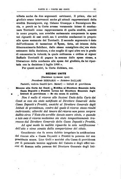 La giustizia amministrativa raccolta di decisioni e pareri del Consiglio di Stato, decisioni della Corte dei conti, sentenze della Cassazione di Roma, e decisioni delle Giunte provinciali amministrative