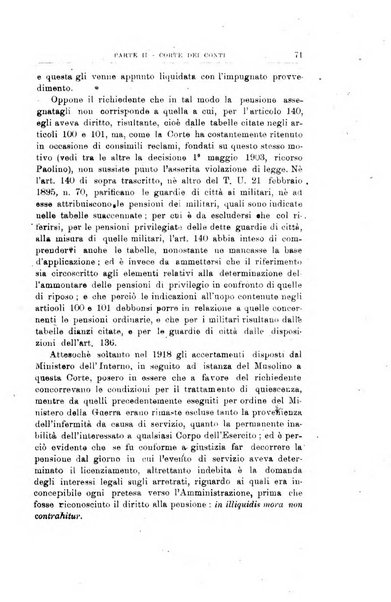 La giustizia amministrativa raccolta di decisioni e pareri del Consiglio di Stato, decisioni della Corte dei conti, sentenze della Cassazione di Roma, e decisioni delle Giunte provinciali amministrative