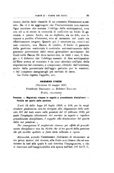 La giustizia amministrativa raccolta di decisioni e pareri del Consiglio di Stato, decisioni della Corte dei conti, sentenze della Cassazione di Roma, e decisioni delle Giunte provinciali amministrative