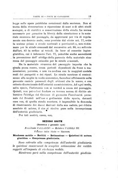 La giustizia amministrativa raccolta di decisioni e pareri del Consiglio di Stato, decisioni della Corte dei conti, sentenze della Cassazione di Roma, e decisioni delle Giunte provinciali amministrative