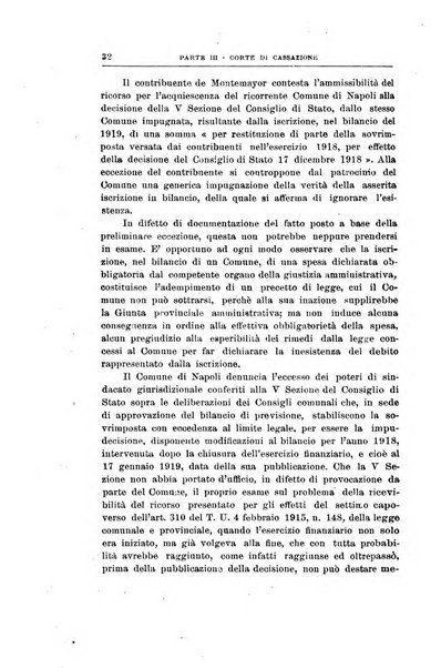 La giustizia amministrativa raccolta di decisioni e pareri del Consiglio di Stato, decisioni della Corte dei conti, sentenze della Cassazione di Roma, e decisioni delle Giunte provinciali amministrative