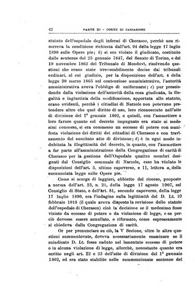 La giustizia amministrativa raccolta di decisioni e pareri del Consiglio di Stato, decisioni della Corte dei conti, sentenze della Cassazione di Roma, e decisioni delle Giunte provinciali amministrative