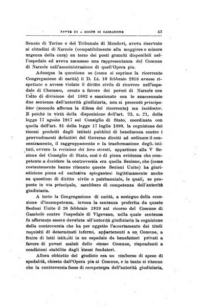 La giustizia amministrativa raccolta di decisioni e pareri del Consiglio di Stato, decisioni della Corte dei conti, sentenze della Cassazione di Roma, e decisioni delle Giunte provinciali amministrative