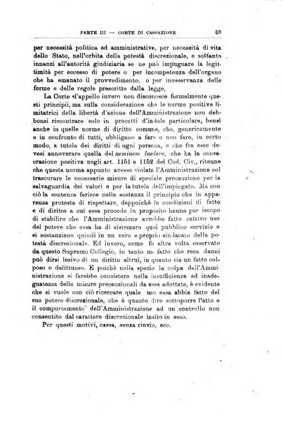 La giustizia amministrativa raccolta di decisioni e pareri del Consiglio di Stato, decisioni della Corte dei conti, sentenze della Cassazione di Roma, e decisioni delle Giunte provinciali amministrative