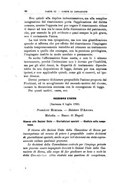 La giustizia amministrativa raccolta di decisioni e pareri del Consiglio di Stato, decisioni della Corte dei conti, sentenze della Cassazione di Roma, e decisioni delle Giunte provinciali amministrative