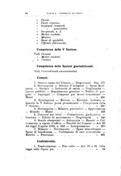 La giustizia amministrativa raccolta di decisioni e pareri del Consiglio di Stato, decisioni della Corte dei conti, sentenze della Cassazione di Roma, e decisioni delle Giunte provinciali amministrative