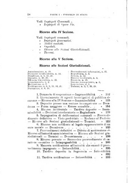 La giustizia amministrativa raccolta di decisioni e pareri del Consiglio di Stato, decisioni della Corte dei conti, sentenze della Cassazione di Roma, e decisioni delle Giunte provinciali amministrative